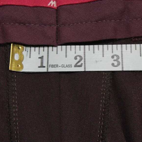 Meyer NWT Dress Pants Size 58 (US 42) Modern Fit Bonn in Purple Wool Blend